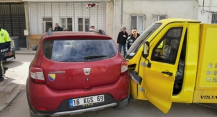Otomobil ile elektrikli araç çarpıştı: 1 yaralı
