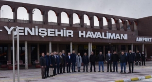 Yenişehir Havalimanı'nda seferler devam ediyor