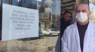 3 mahallenin Eczane borçlarını ödeyip gitti