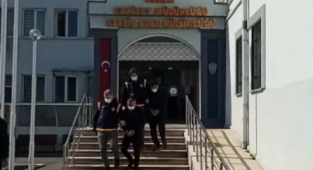 Araç fareleri kovalamaca sonucu yakalandı