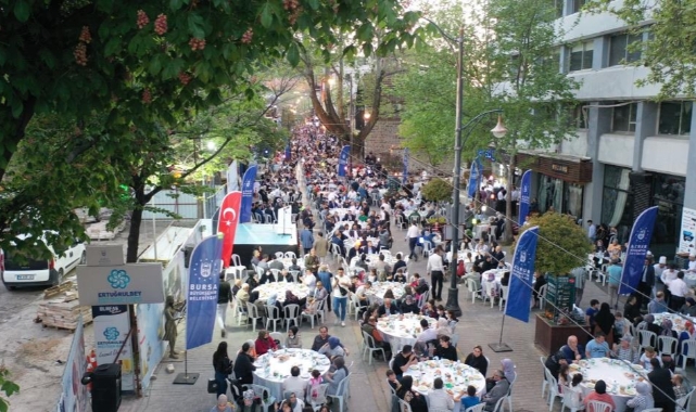 Bursa'da 10 bin kişilik tarihi iftar