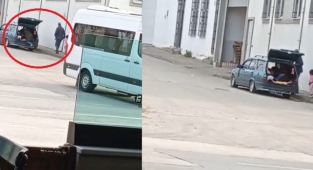 Bursa'da şoke eden görüntüler.. Özel araçla dilenci servisi