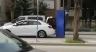 Bursa'da tehlikeli taşımacılık..