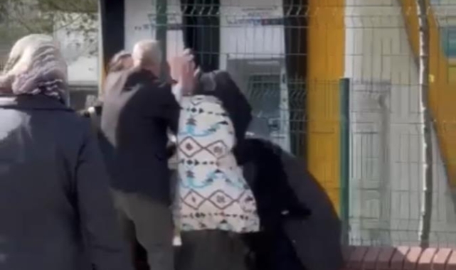 Dilencilerin tekme tokatlı ‘’bölge’’ kavgası