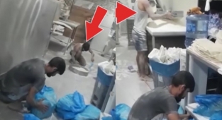 Fırında skandal görüntüler!