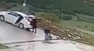 Mazgal hırsızlığı kamerada