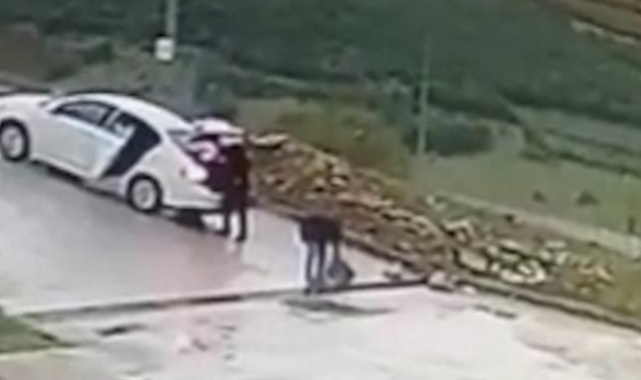 Mazgal hırsızlığı kamerada