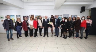 Nilüfer’de kursiyerlerin yaptığı resimler hayran bıraktı