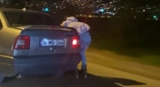 O araç trafikten men edildi