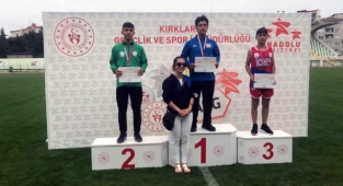 Osmangazili atletin yıldızı parladı