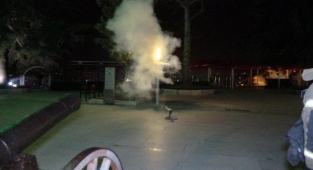Tarihi surlardaki top atışı yerini ses bombasına bıraktı