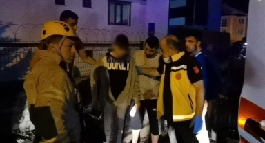 14 yaşında direksiyon başına geçti kaza yaptı
