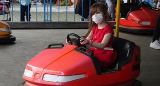 Bayram harçlıklarını lunapark'ta harcadılar