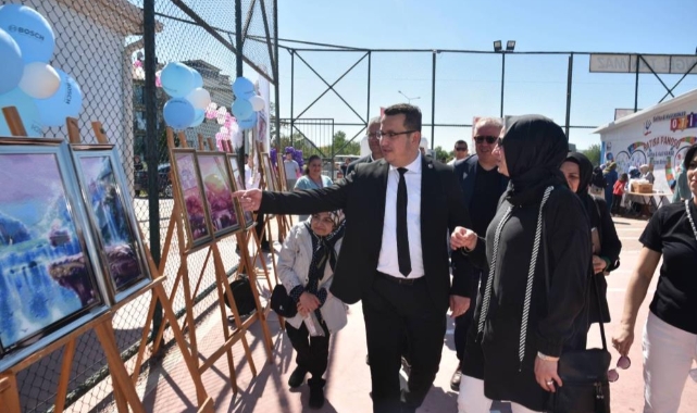 Engelli öğrencilerin yaz festivali Mustafakemalpaşa’yı gülümsetti