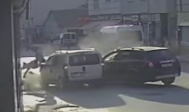 İnegöl'de zincirleme kaza: 6 yaralı