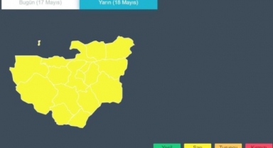 Meteorolojiden Bursa için sarı alarm!