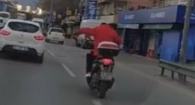 Motosikletli jokey adayı