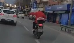 Motosikletli jokey adayı