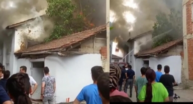 Mutfakta çıkan yangın evi kullanılamaz hale getirdi