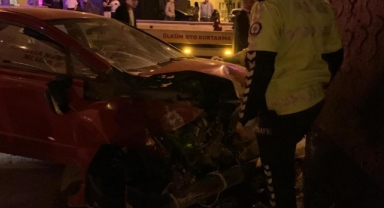 Polisten kaçtılar, böyle kaza yapınca yakalandılar