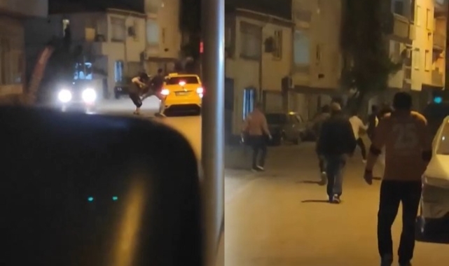Silahlı ve tekme tokatlı kavga kameralarda