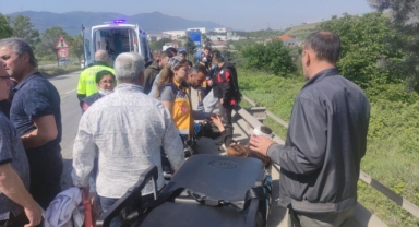 Sürücünün araçtan fırladığı kazada can pazarı