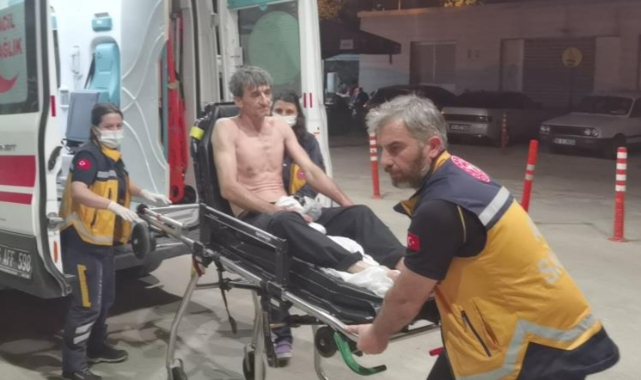 Üzerine asit dökülen işçi yaralandı