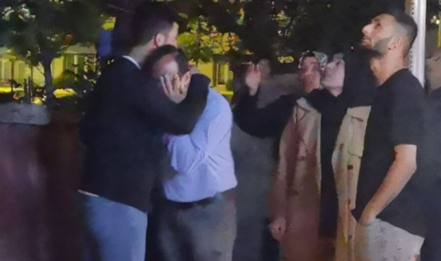 Yanan evini görünce gözyaşılarına boğuldu