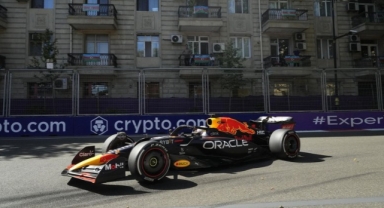 Azerbaycan'da zafer Verstappen'in