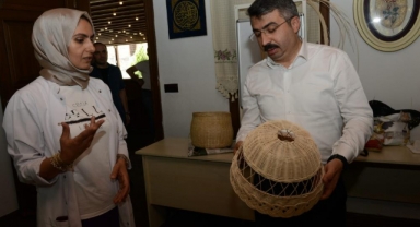 Başkan Yılmaz’dan el sanatlarına destek