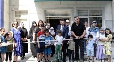 Bilgi evi öğrencilerinden renkli sergi