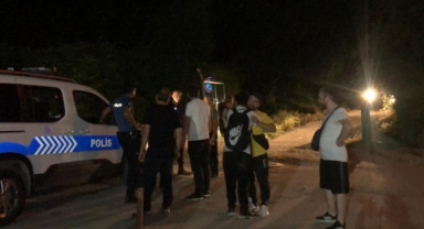 Mahsur kaldığı su bendinden 2 saat sonra kurtarıldı
