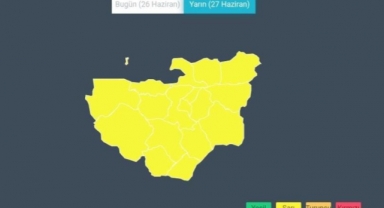 Meteorolojiden sarı kodlu uyarı