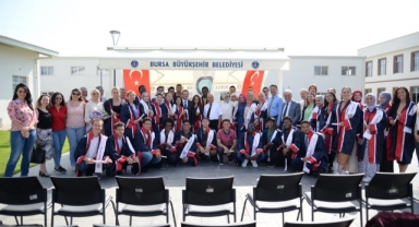 Misafir öğrenciler mezun oldular