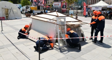 Mustafakemalpaşa’da deprem tatbikatı
