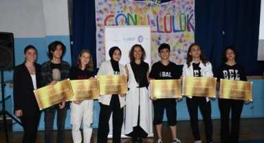 Örnek projede sertifika heyecanı