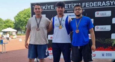 Osmangazili atlet müsabakaya damga vurdu