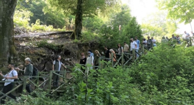 Suuçtu ekoturizm rotası doğaseverlerle buluştu