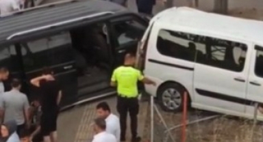 Trafik kazasında Ortalık savaş alanına döndü
