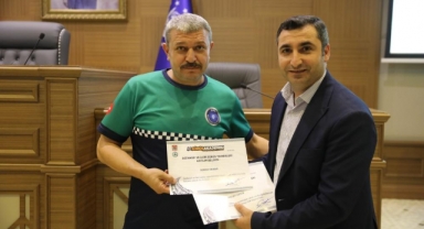 Ulaştıran ekip, sertifikalarına kavuştu