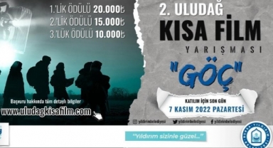 2. Uludağ Kısa Film Yarışmasına başvurular başladı