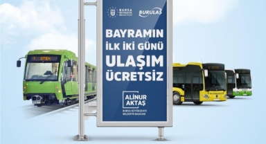 Bursa'da bayramda ulaşım ilk iki gün ücretsiz
