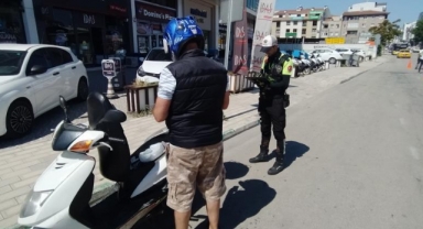Ekiplerden motosiklet sürücülerine sıkı denetim