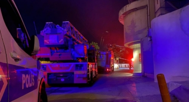 Lüks otelde yangın paniği