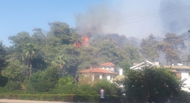 Marmaris'te yangın yıl dönümünde yine orman yangını