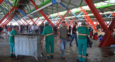 Osmangazi’de vatandaşlar hijyenik ortamda kurbanlarını kesti