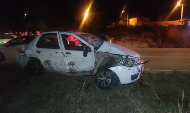 Otomobilden fırlayarak yaralanan sürücü ehliyetsiz çıktı