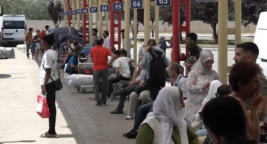 Terminal'de bayram yoğunluğu