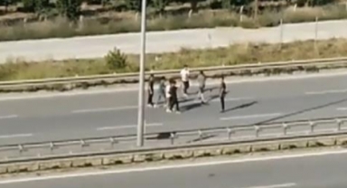 Trafikteki tehlikeli anlar kameralarda
