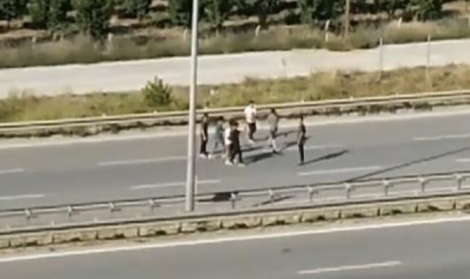 Trafikteki tehlikeli anlar kameralarda